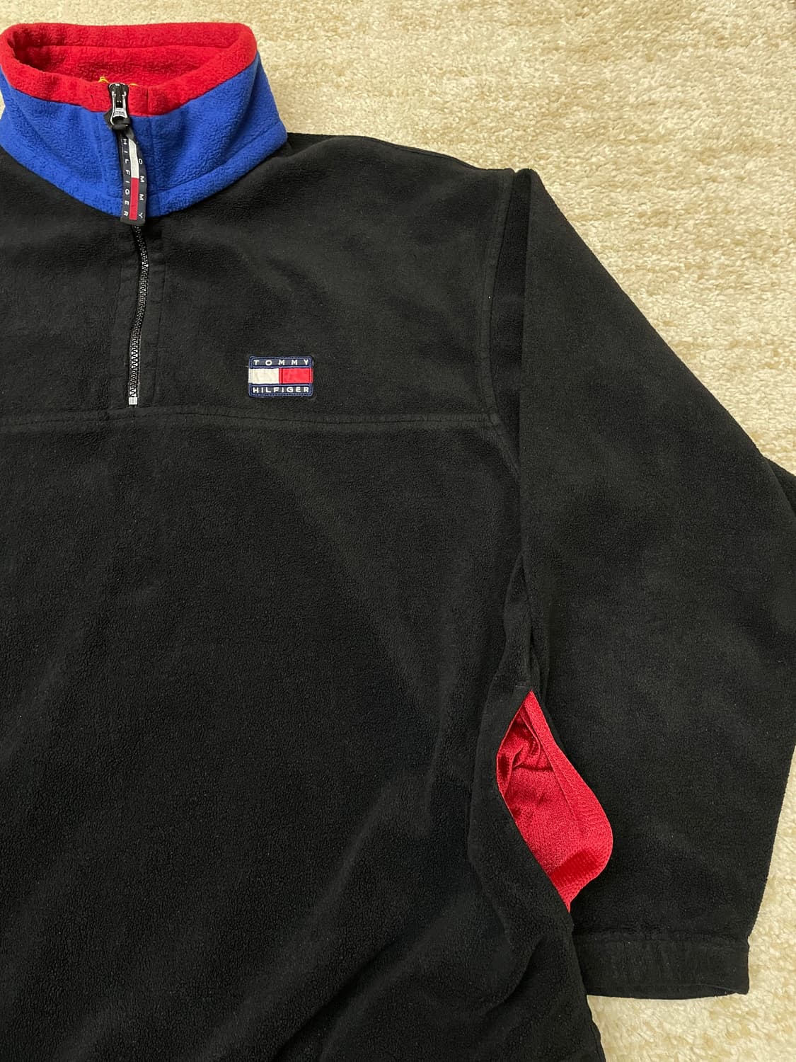 [L] 00s 타미힐피거 후리스 집업 아노락 저캣 쿼터집업 상품이미지4