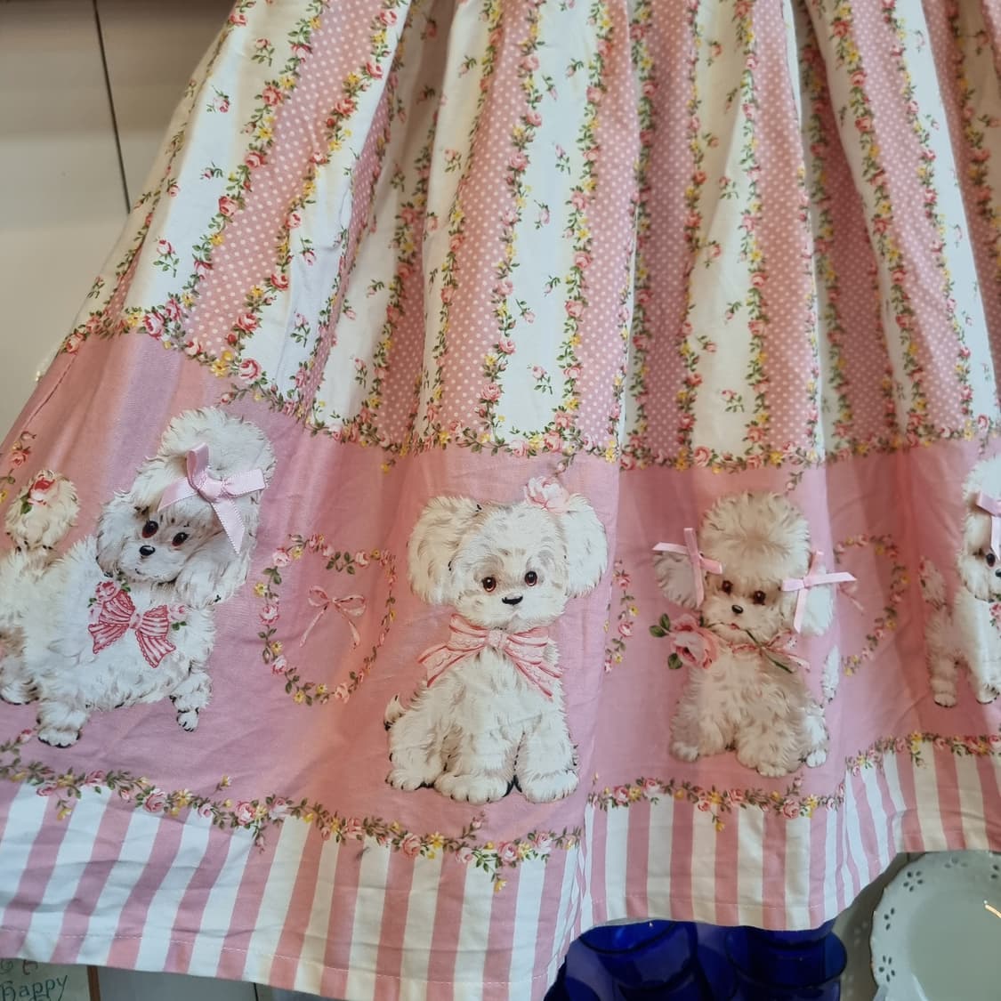 BODY LINE(바디라인) 강아지 프린트 스커트 상품이미지3