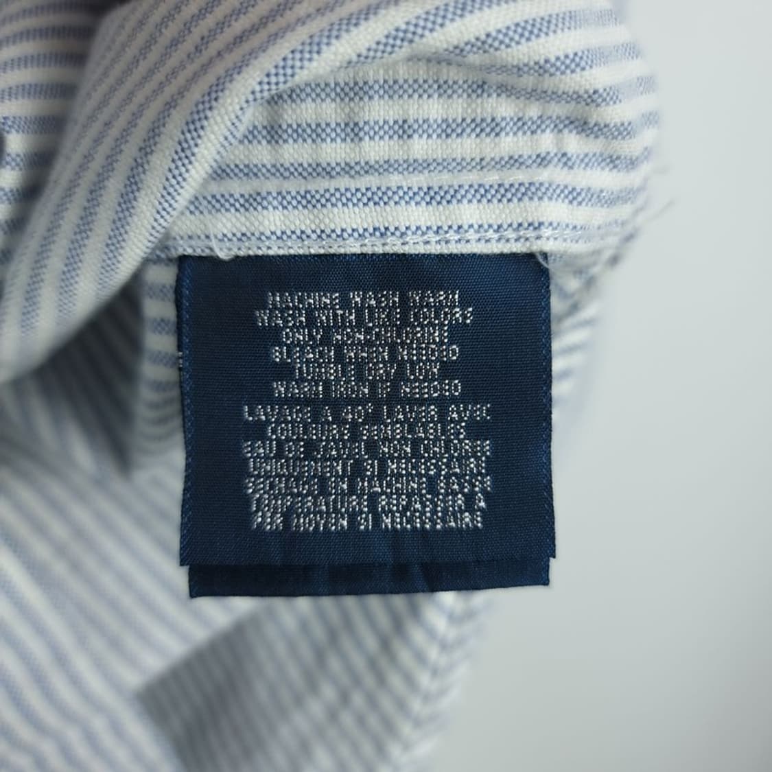 [폴로 랄프로렌] 포니 로고 자수 스트라이프 셔츠 M20240 상품이미지8