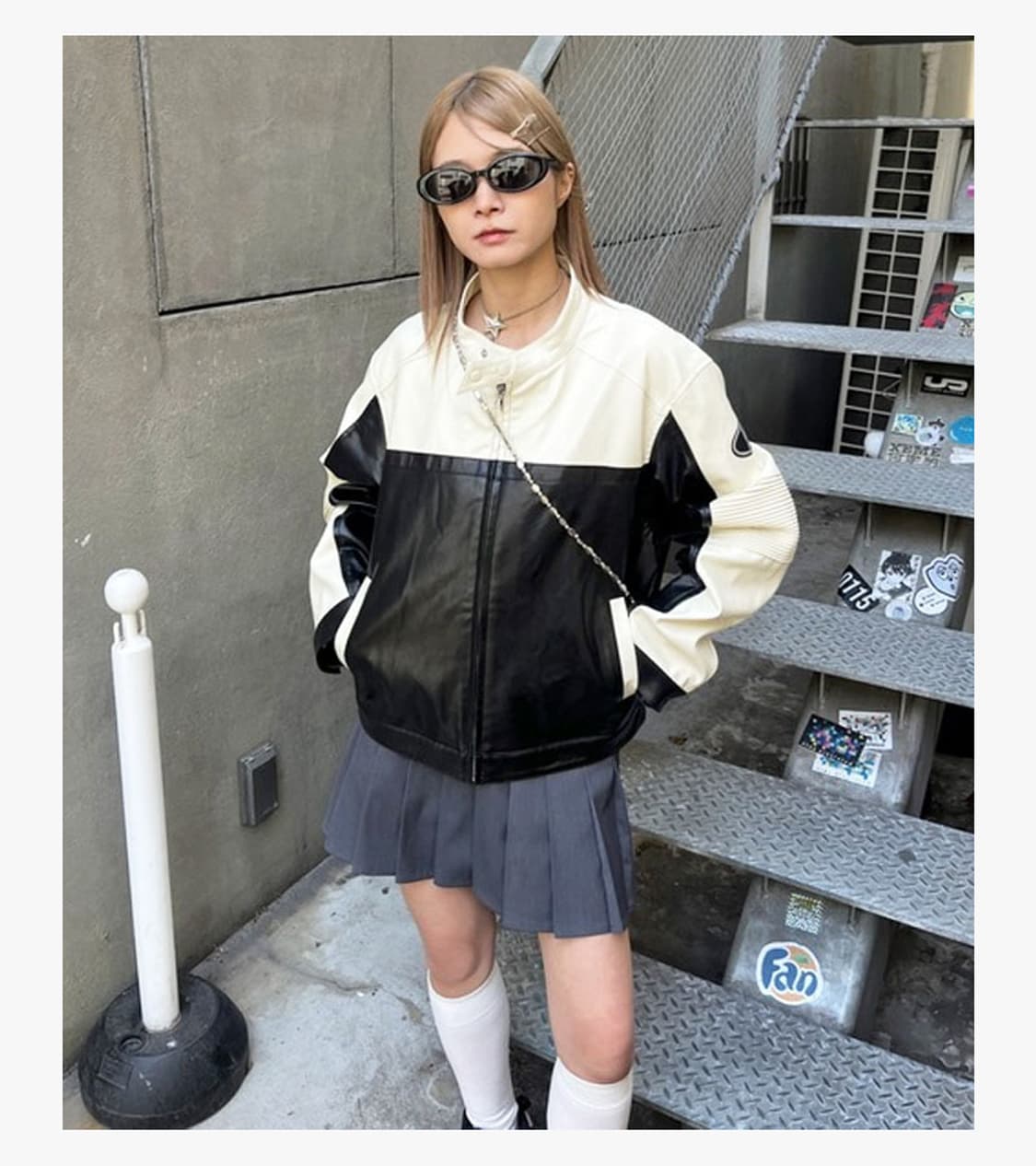 WHO’S WHO GALLERY - LEATHER BIKER JACKET 상품이미지2