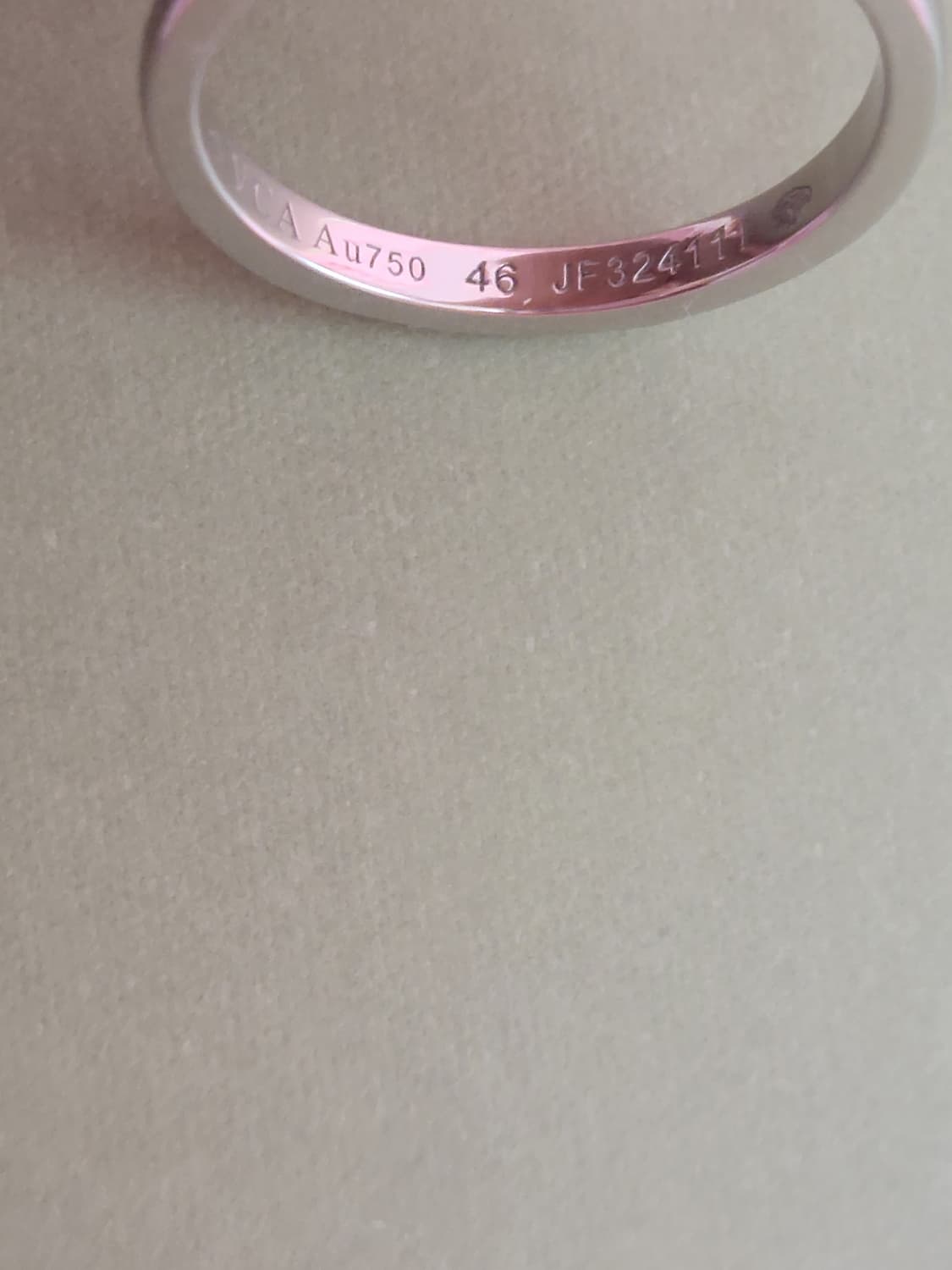 정품)급처상태좋음!반클리프 다이아 스위트알함브라링 반지 인보이스,영수증O 상품이미지5