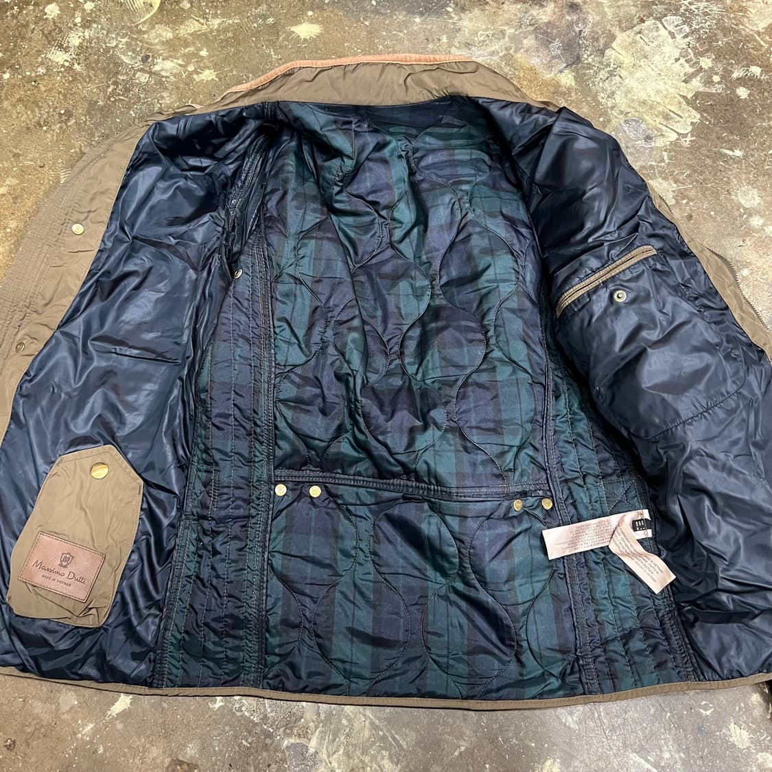 S) 마시모두띠 누빔자켓 블루종 상품이미지4