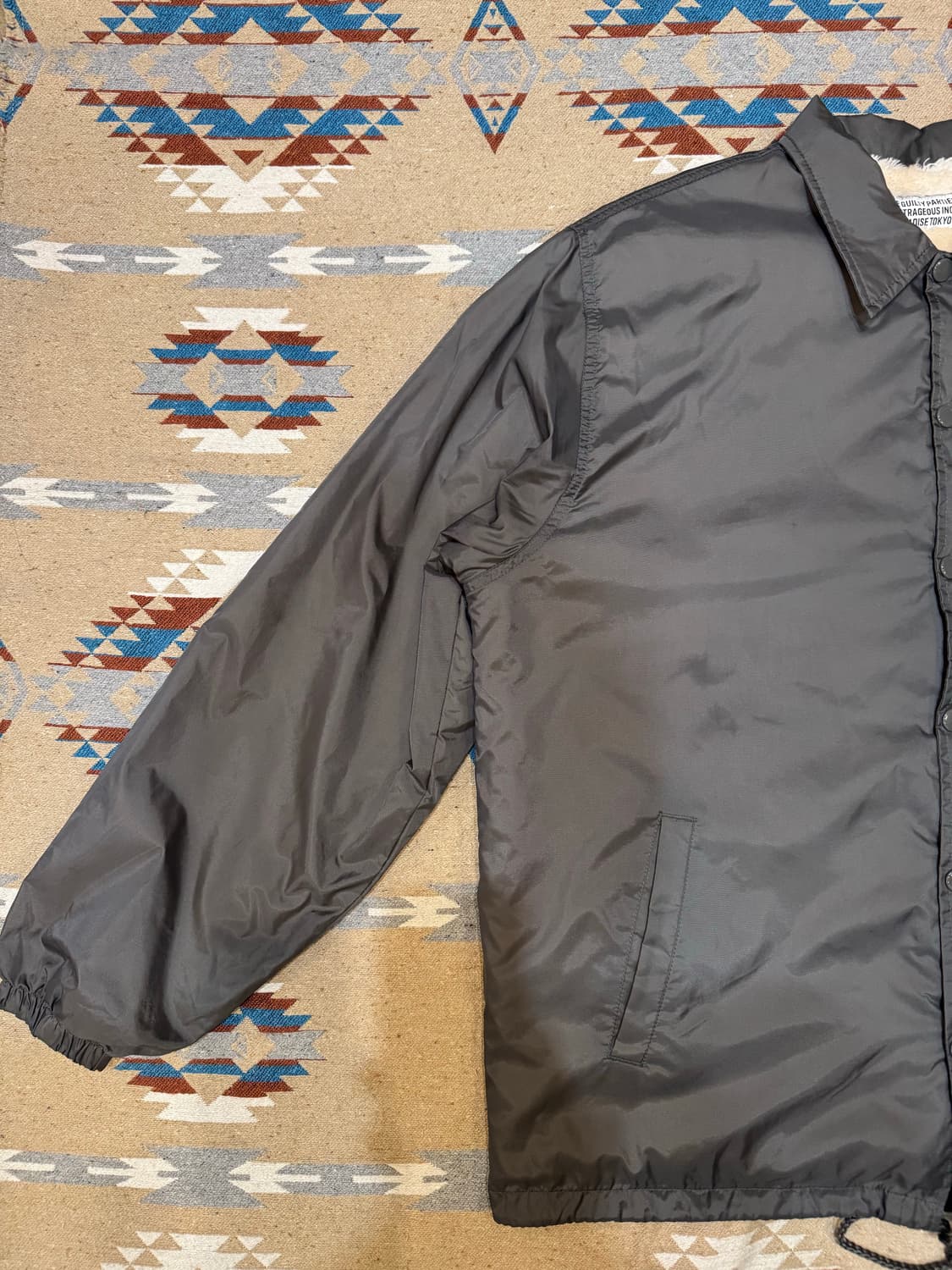 [L] 와코마리아 보아 코치자켓 타입원 그레이  상품이미지2