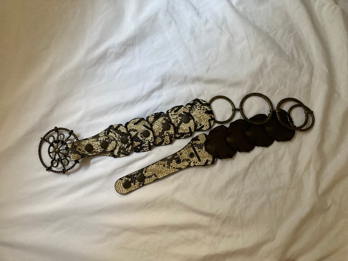 snake pattern ring belt 상품이미지2