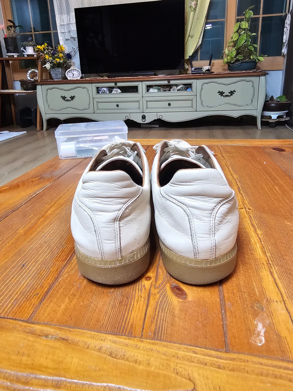 리프로덕션오브파운드 스니커즈 아이보리 275mm 팔아요 상품이미지4