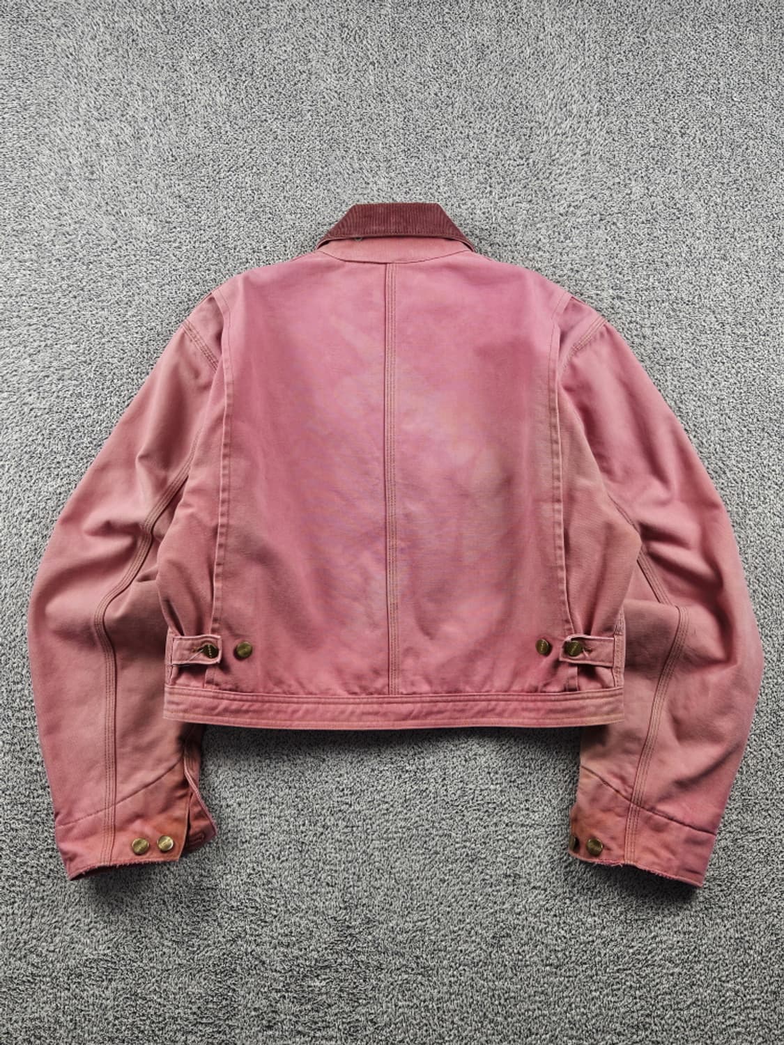 칼하트 커버올 핑크다잉 크롭 커스텀 자켓 ( L 추정 ) / 10608 상품이미지5