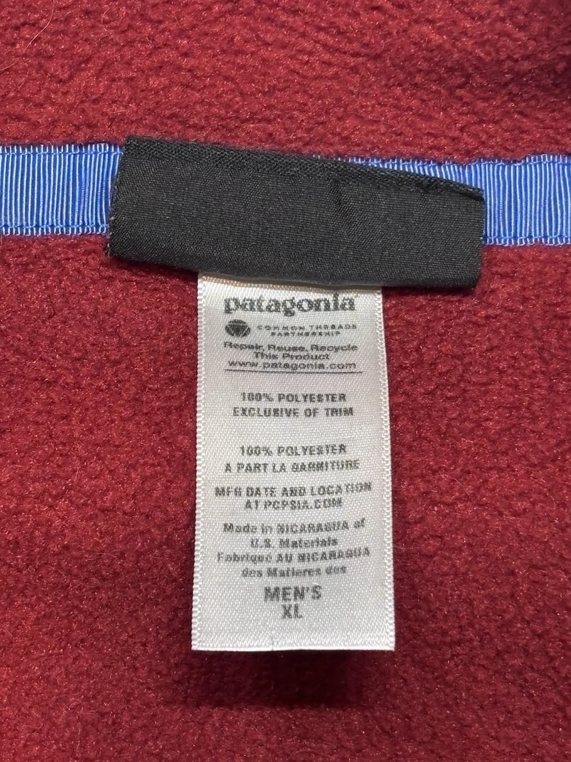 00s 파타고니아 신칠라 스냅-T 레드 상품이미지3