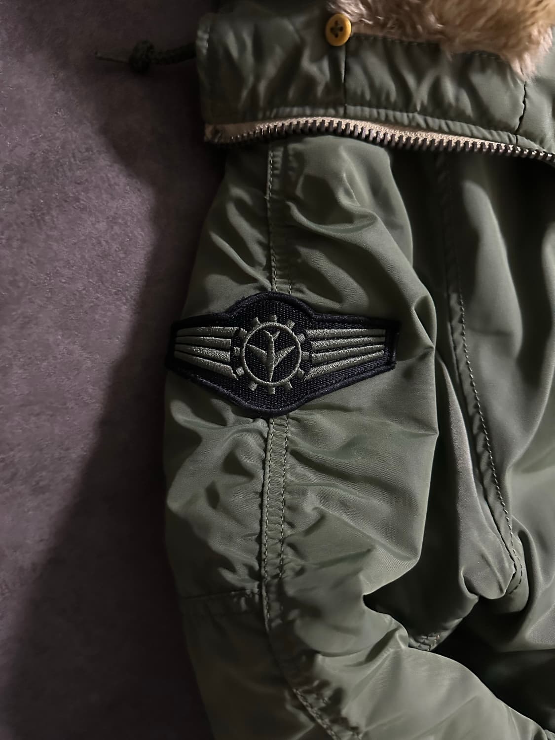 알파인더스트리 N-3B 패딩 야상 올리브 상품이미지4