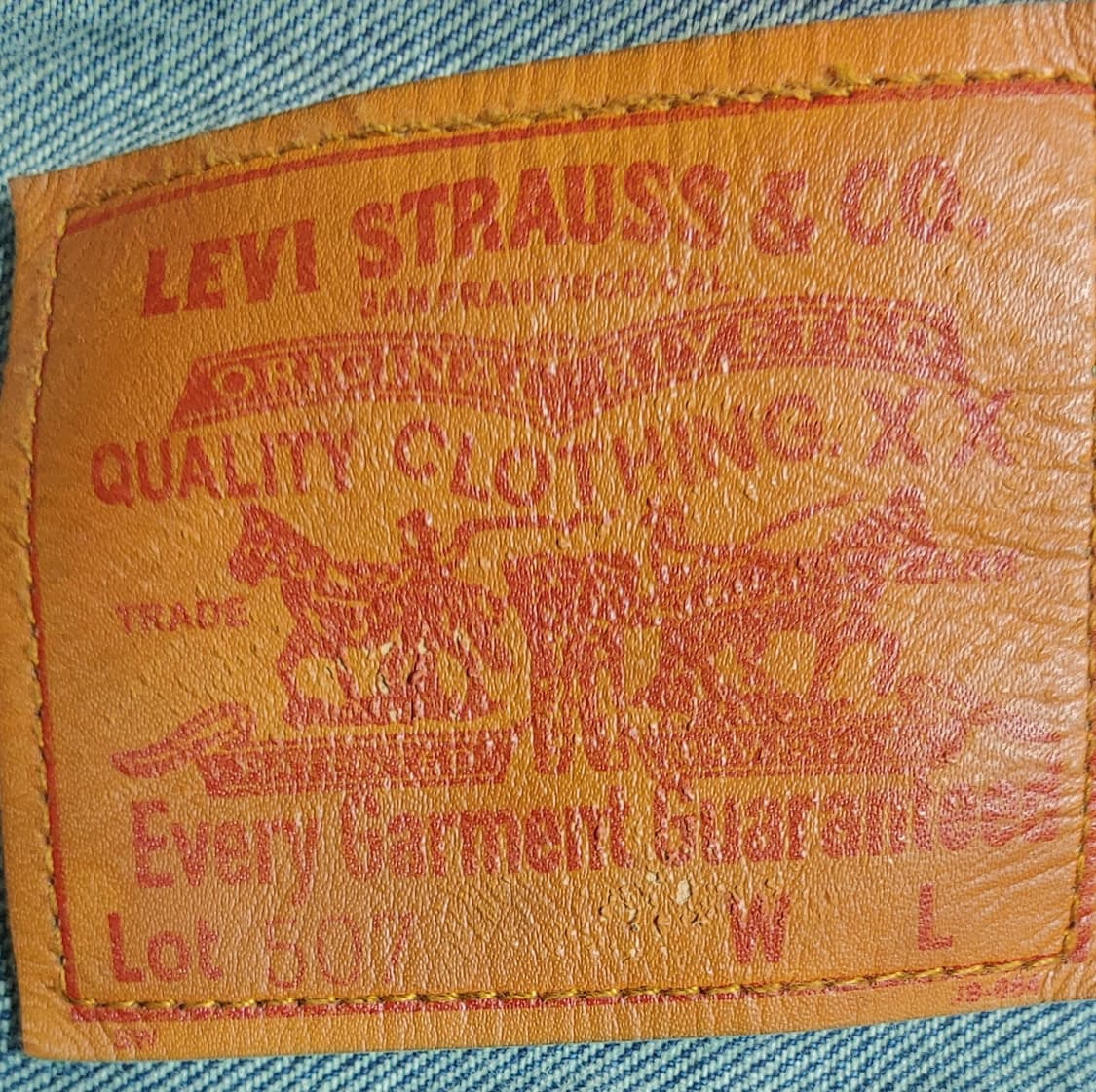 리바이스 507 2세대 트러커 데님 자켓 상품이미지10