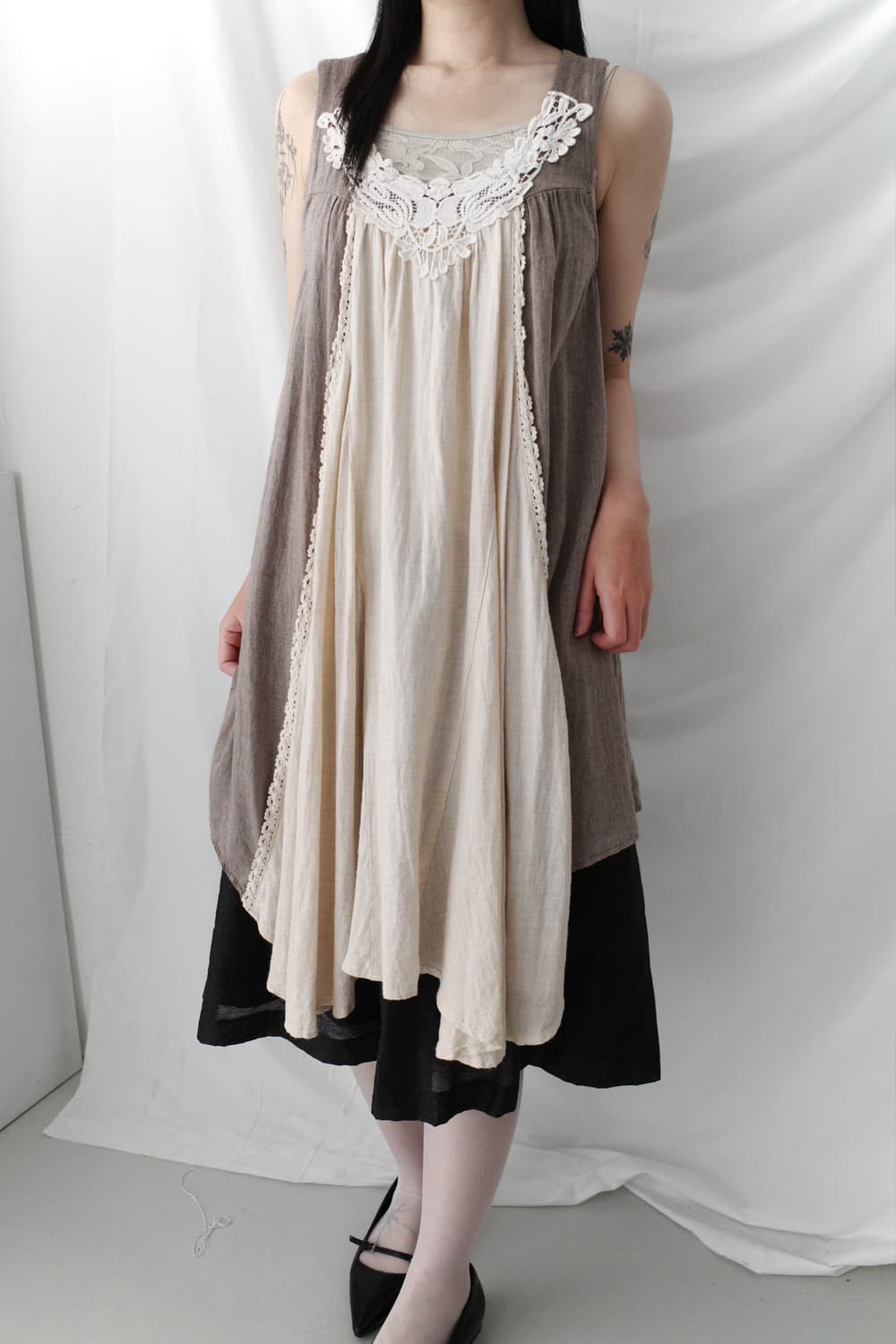 crochet shirring one-piece 상품이미지6