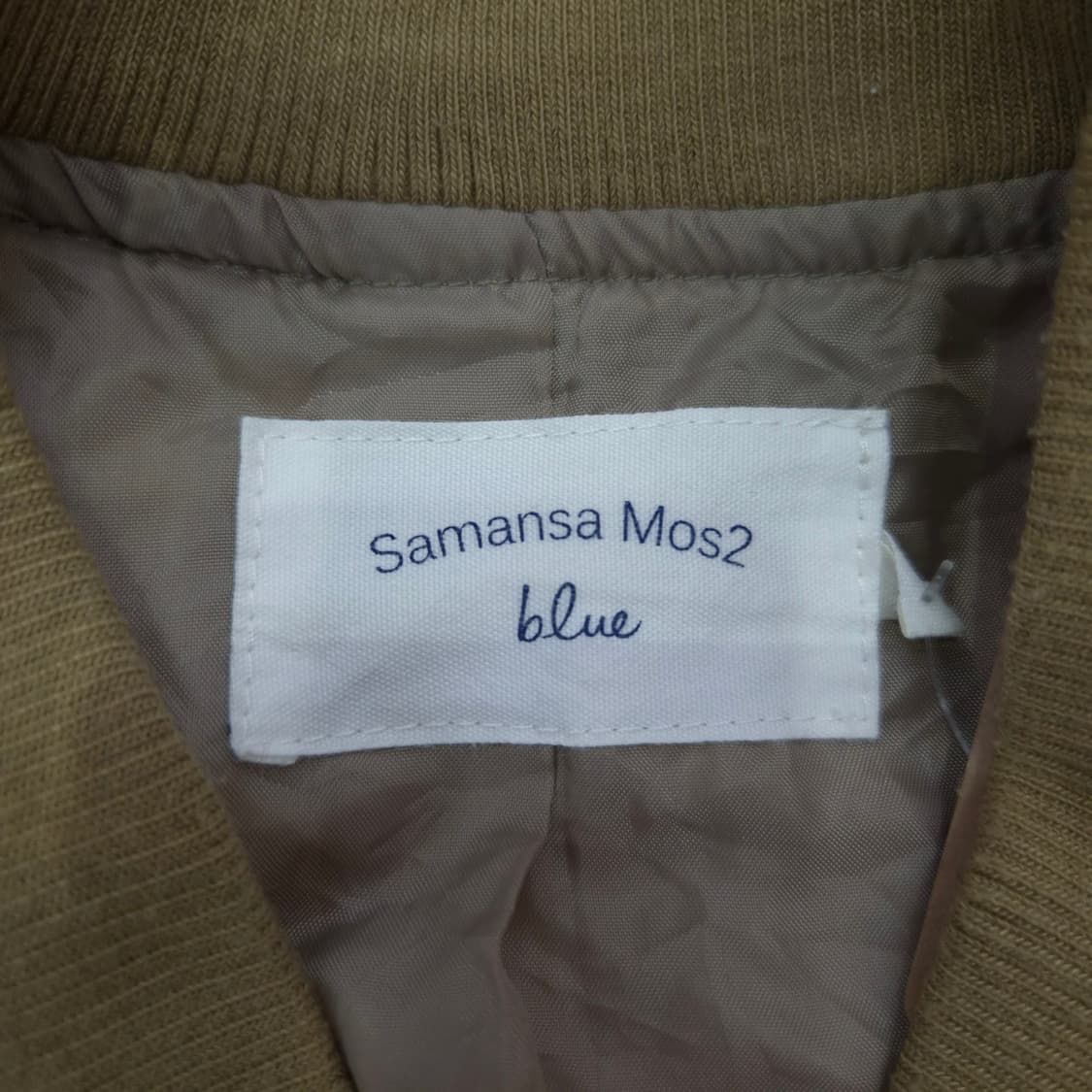 Samansa Mos2 blue 항공점퍼 블루종 상품이미지9
