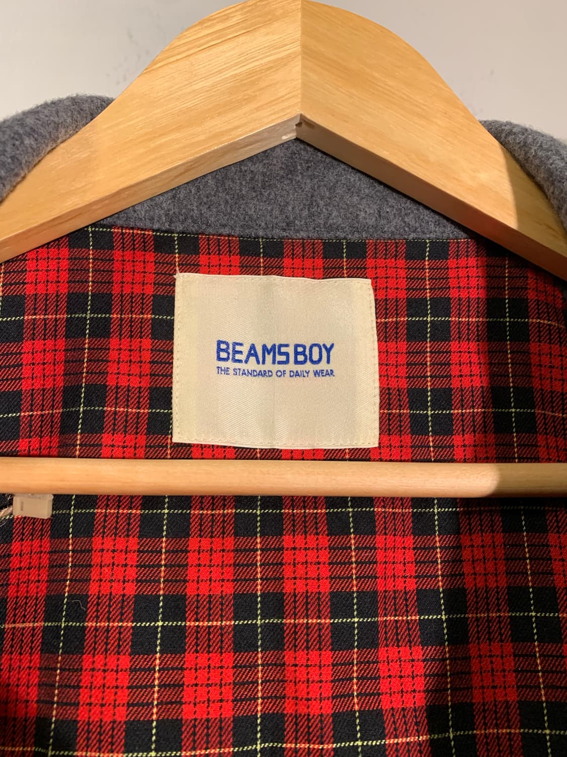 빔즈보이 타탄 체크 투웨이 울 자켓 상품이미지8
