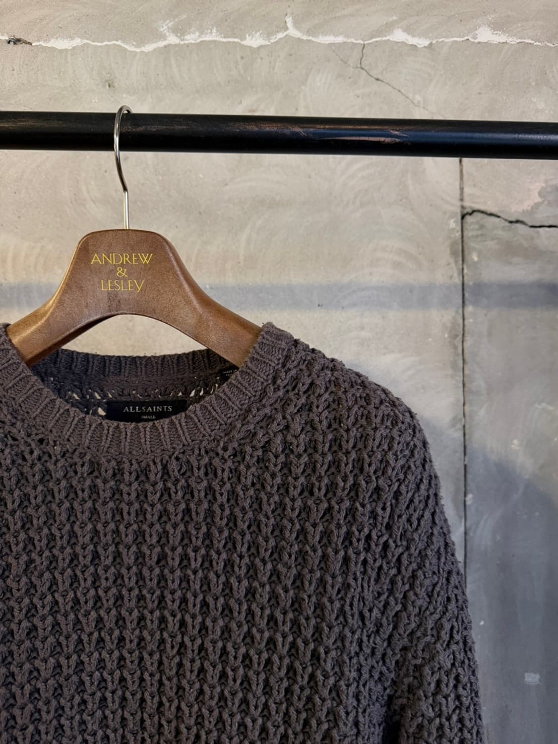 올세인츠 와플 니트 100 상품이미지4