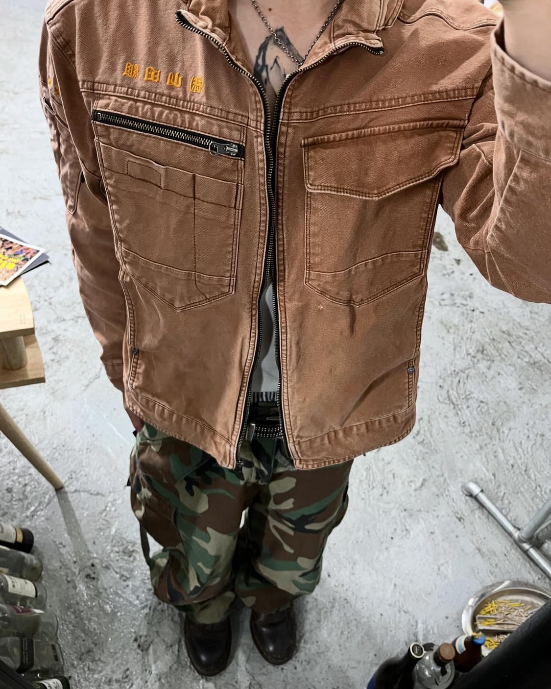 Xebec faded work jacket 상품이미지1