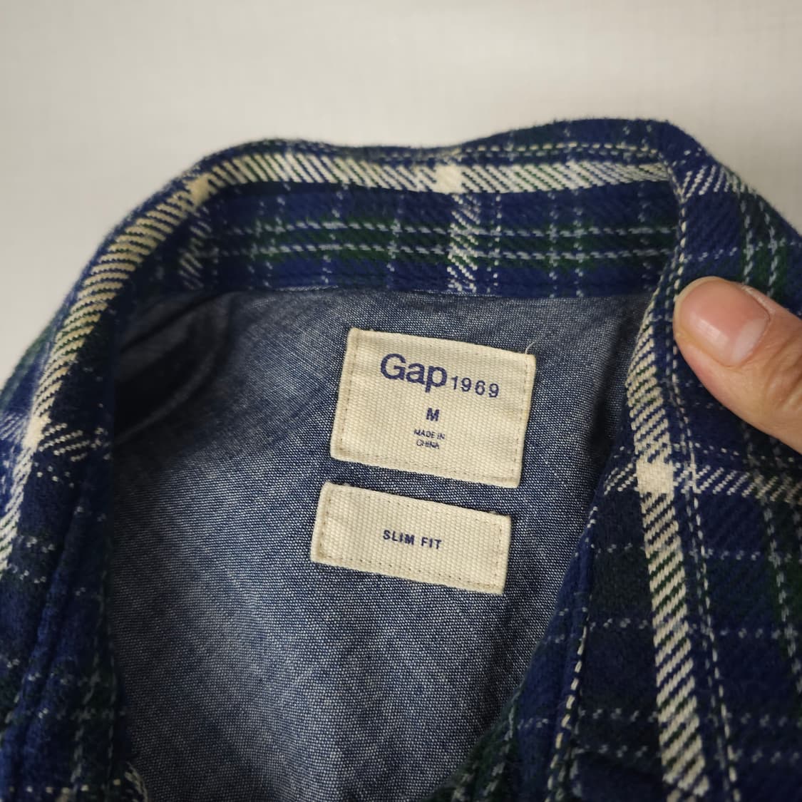 Gap 긴팔남방 남자100사이즈  상품이미지3
