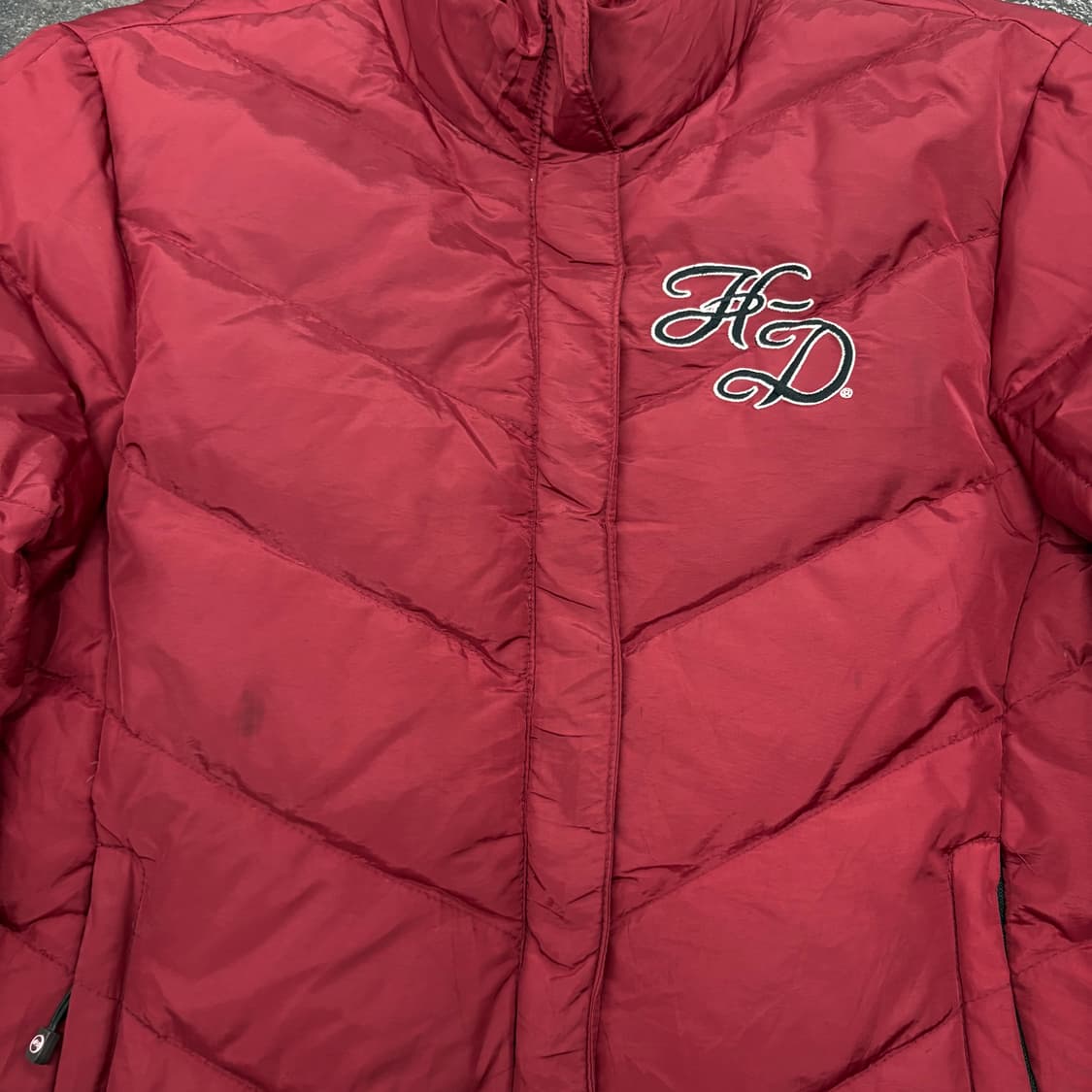 (90)할리데이비슨자수푸퍼패딩 상품이미지3