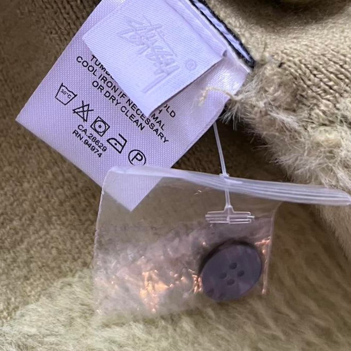 스투시 쉐기 가디건 라임 상품이미지3