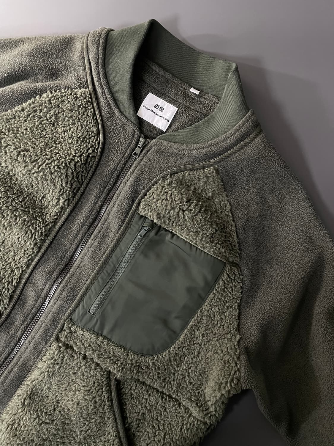 [L] 유니클로 X 화이트 마운티니어링 플리스 자켓 상품이미지3