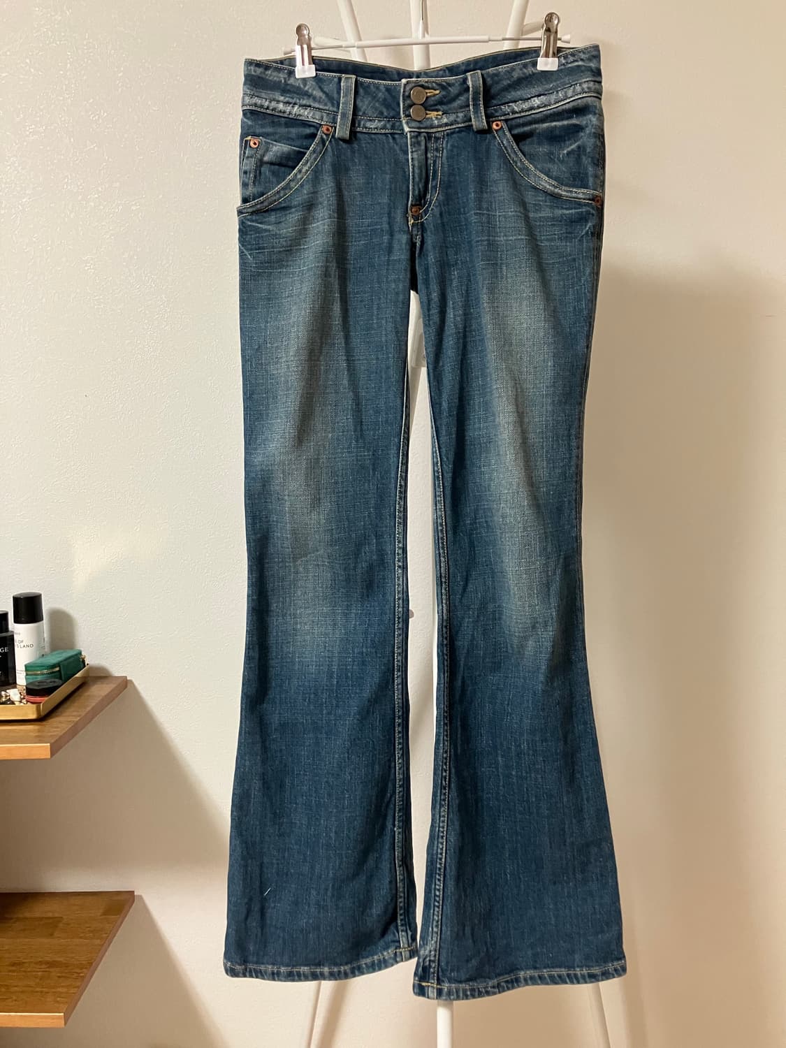 Hudson 중청 부츠컷 데님 로우라이즈 부츠컷청바지 y2k 상품이미지1