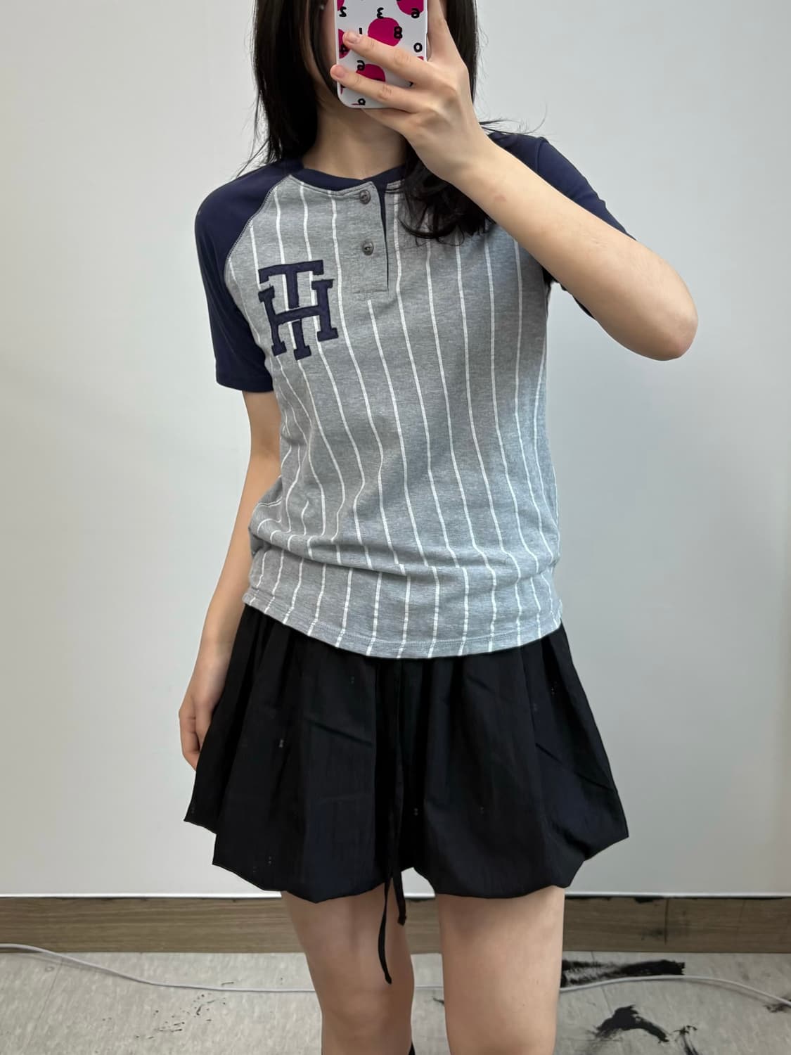 타미힐피거 스트라이프 나그랑 반팔 티셔츠 상품이미지1