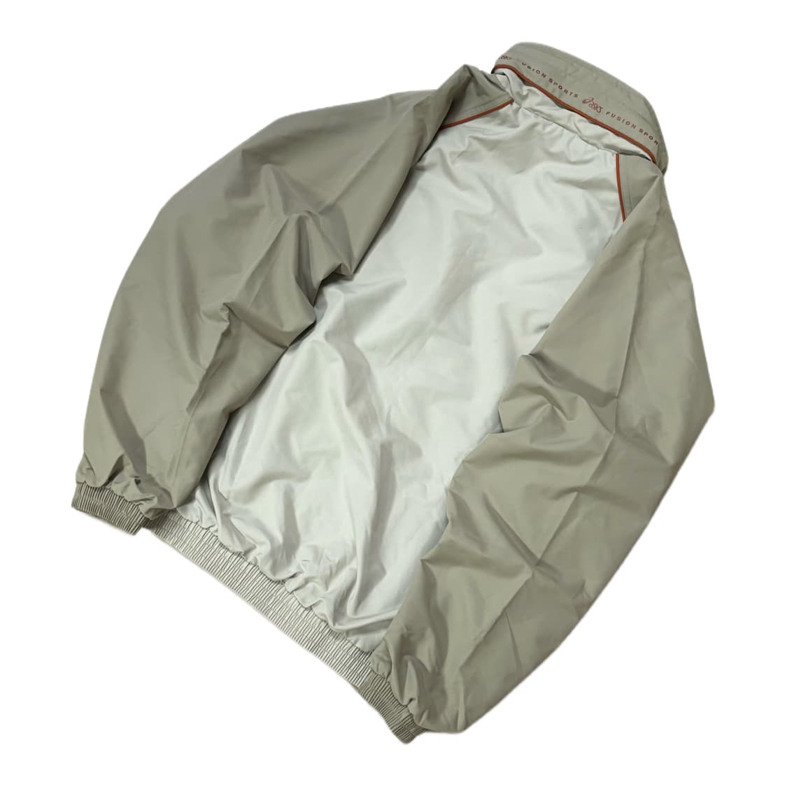 아식스 올드스쿨 베이지 연 브라운 바람막이 자켓 상품이미지4