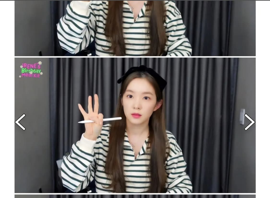 RONRON 론론 그린 스트라이프 카라 스웻셔츠 맨투맨 상품이미지9