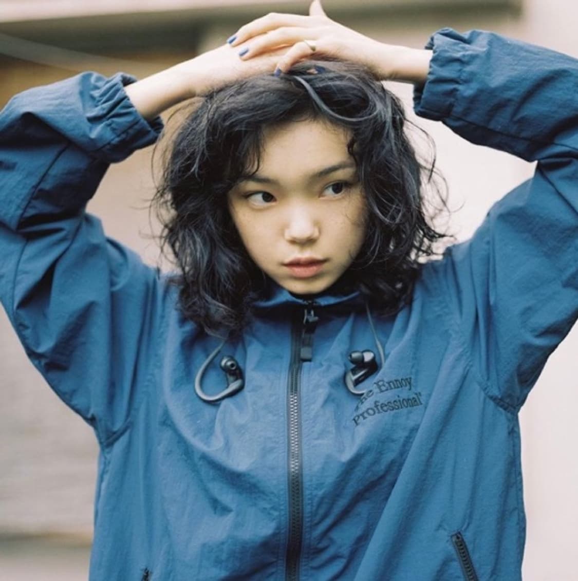 엔노이 ENNOY 2021 샤카샤카 나일론 자켓 블루 XXL 상품이미지8