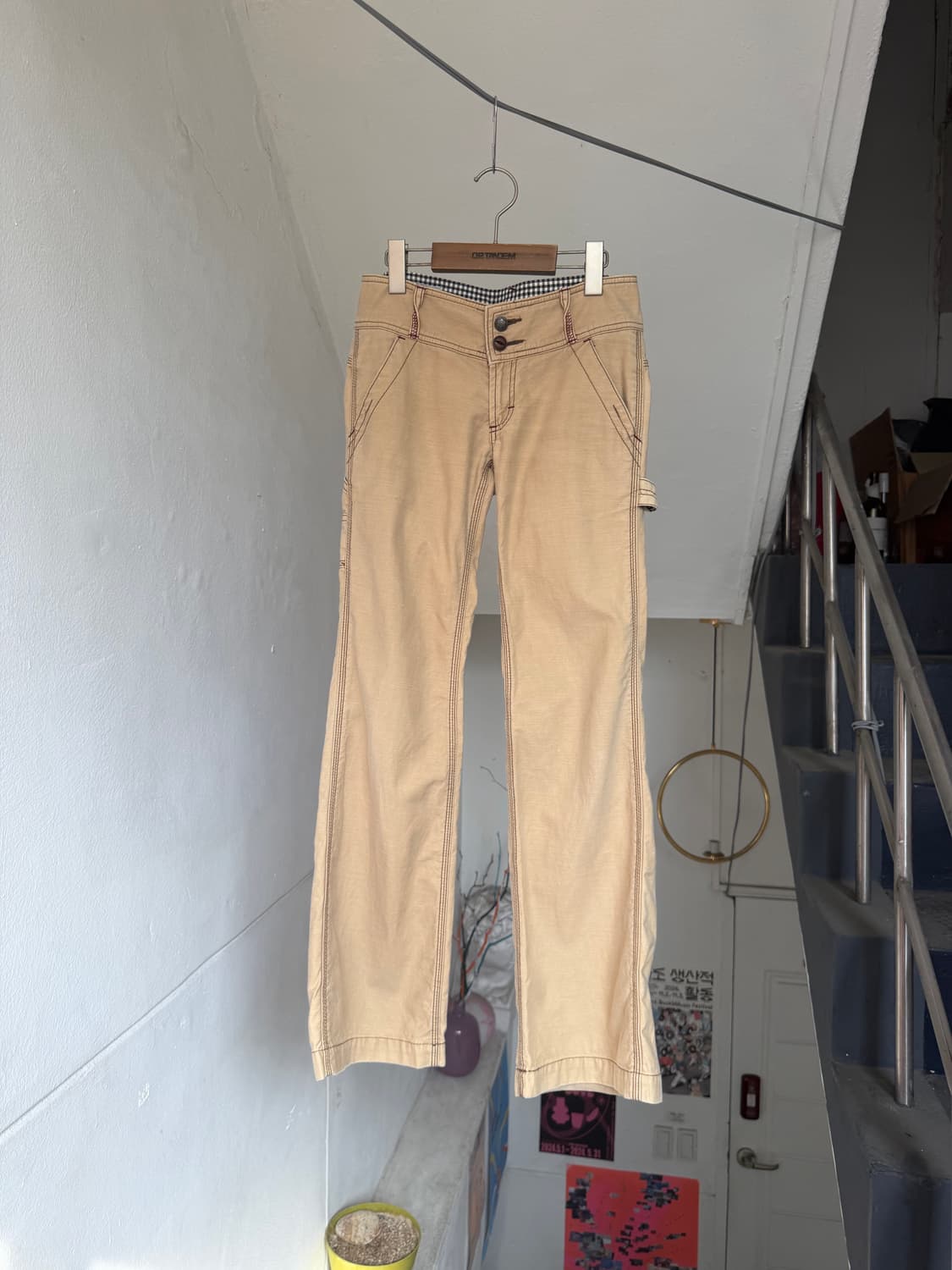 Betty smith 로우핏 새깅팬츠 상품이미지1