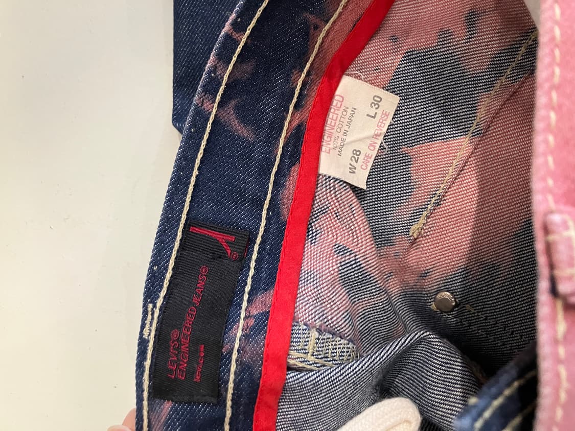 Levi’s Engineered 타이다이 워싱 데님 상품이미지5