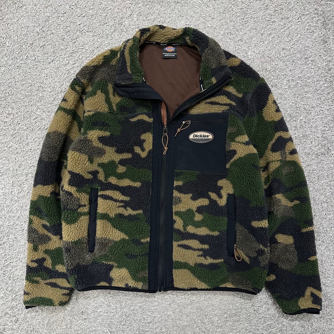 [95] 디키즈 카모 후리스집업 상품이미지2