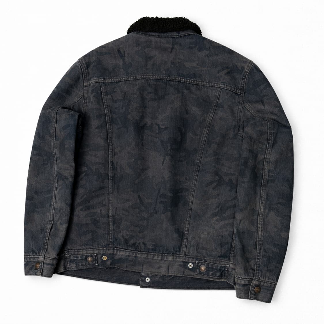 리바이스 카모플라쥬 양털 데님자켓 M 상품이미지2