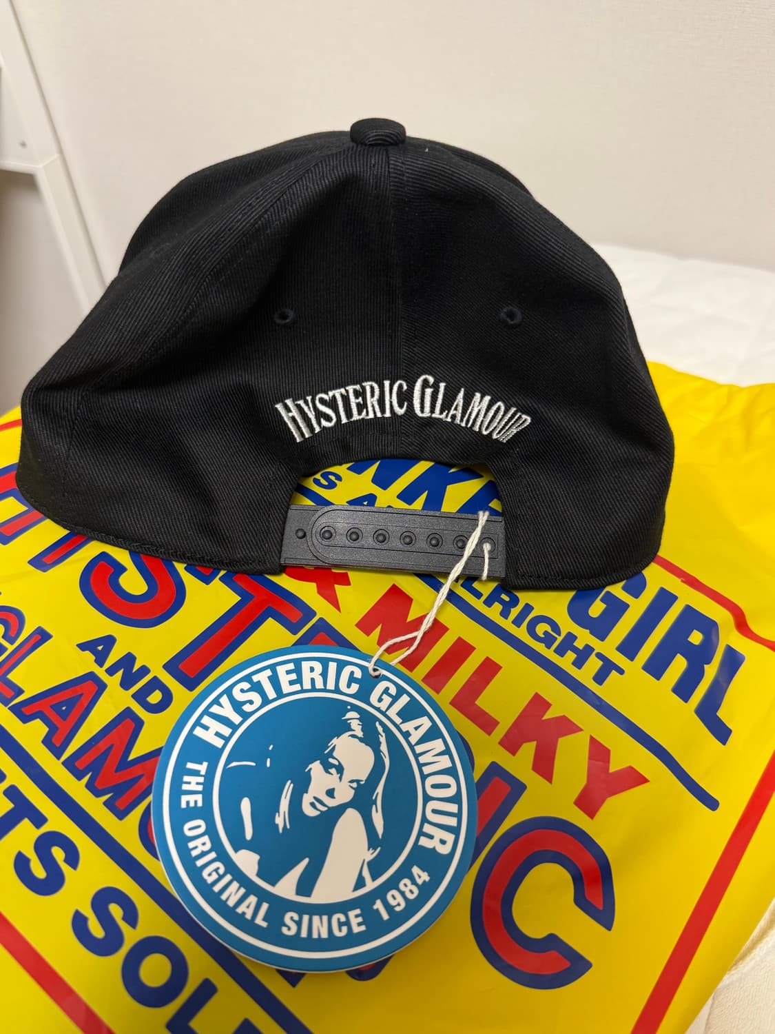 새상품/택포) 히스테릭글래머 위스키 자수 캡 (블랙) 상품이미지2