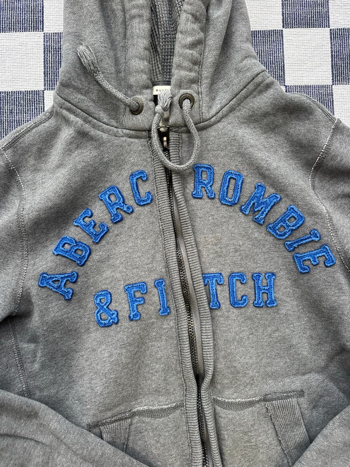 아베크롬비 그레이 후드집업 m 상품이미지2