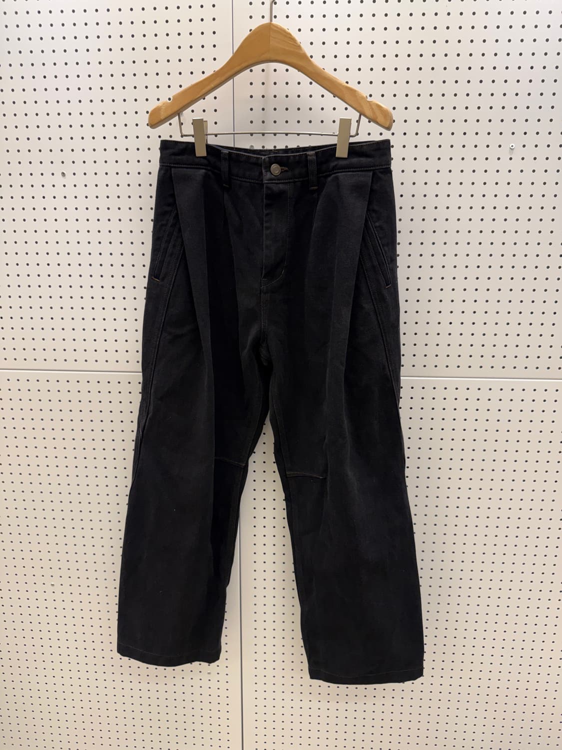 쿠어 투턱 와이드 코튼 팬츠 U984 상품이미지3