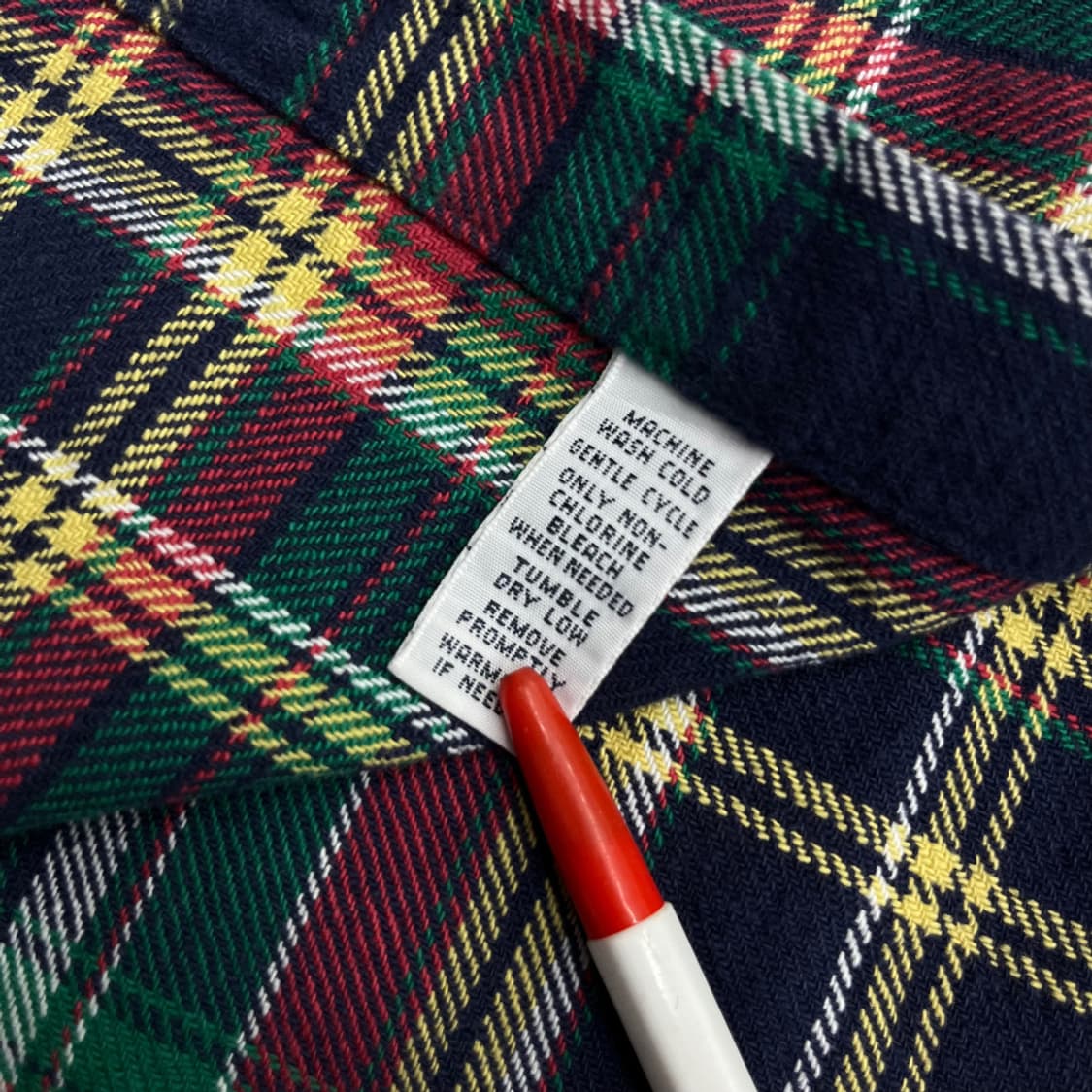 폴로 랄프로렌 레드포니 타탄체크 셔츠 XXL 상품이미지6