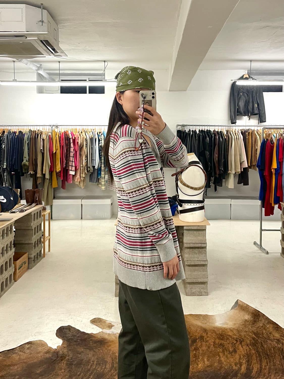 EDDIE BAUER fair isle knit cardigan 상품이미지3