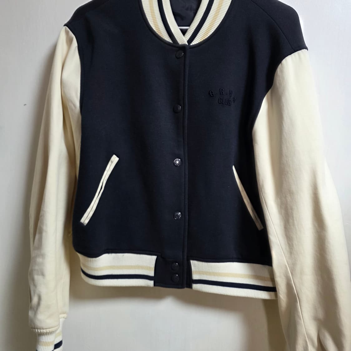 grove 그로브 야구점퍼자켓 네이비 프리사이즈 상품이미지5