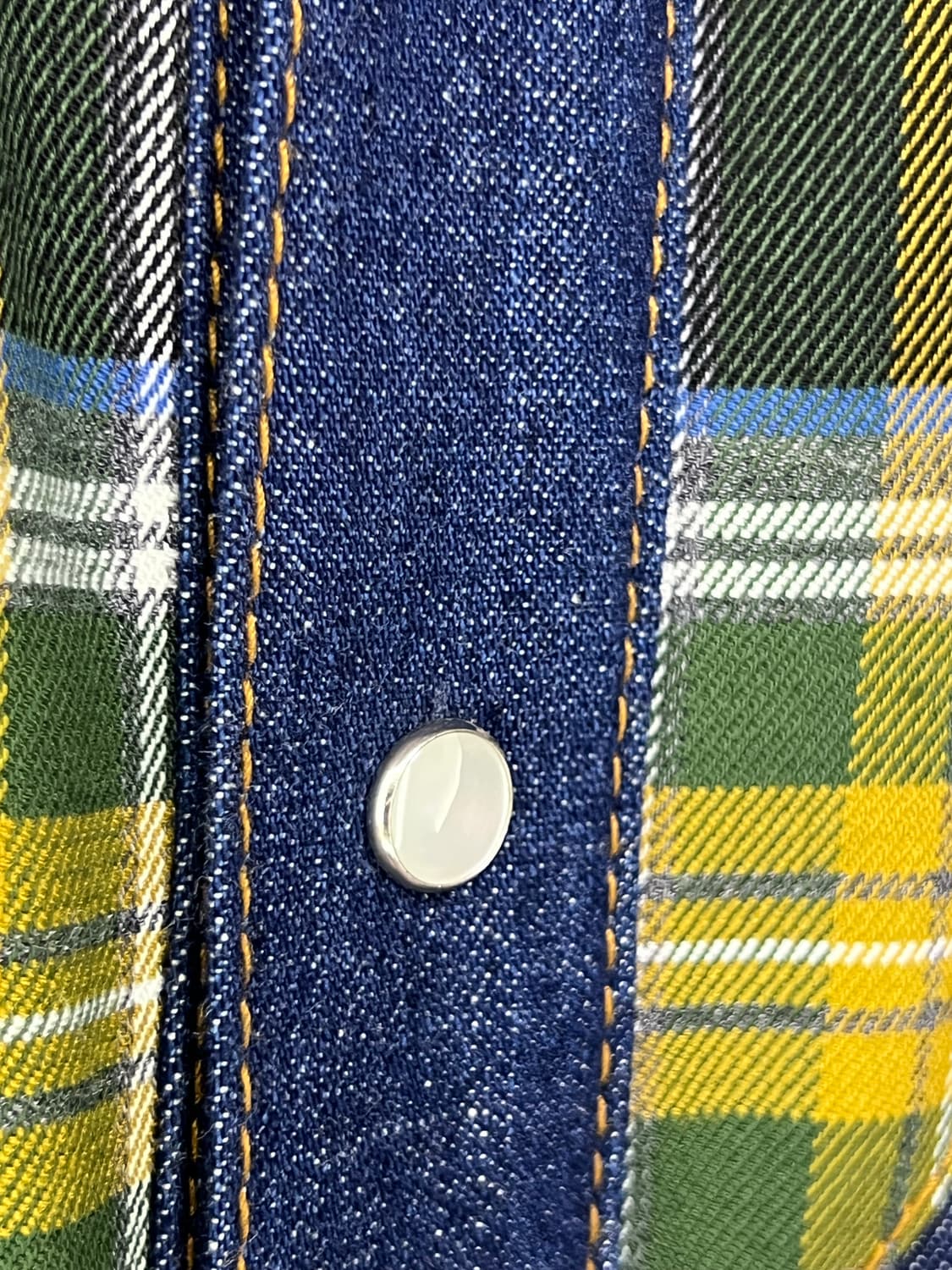 KENZO 겐조 체커드 웨스턴 데님 자켓 상품이미지6