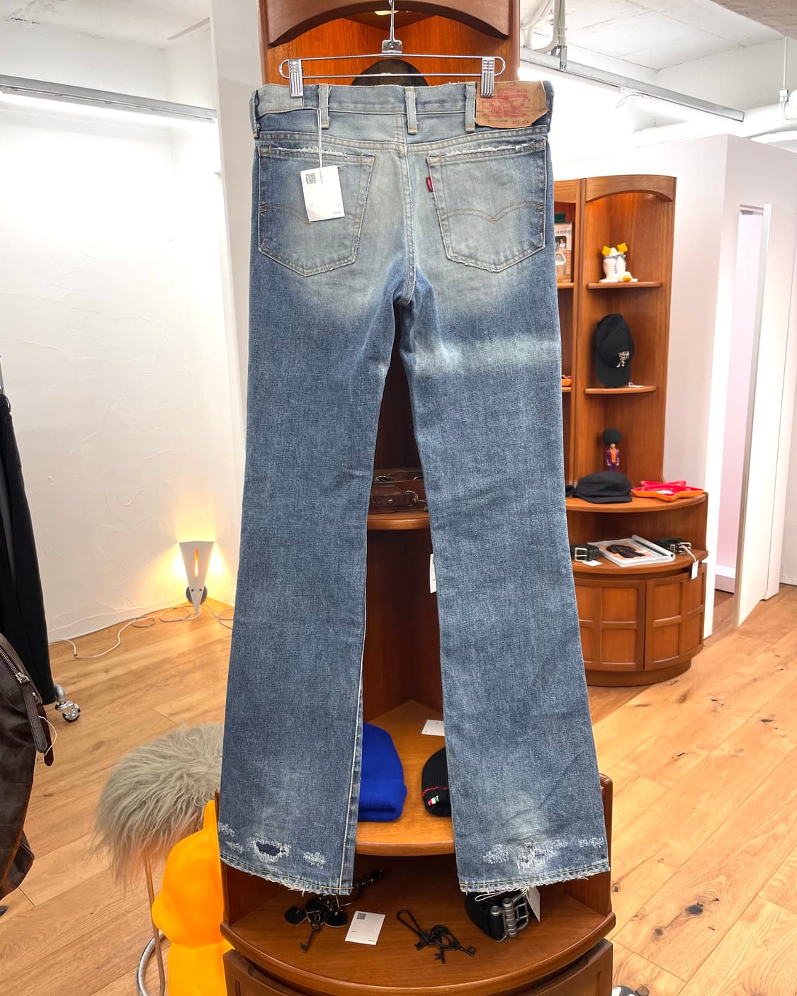 [32] LVC 리바이스 517 패치워크 플레어 데님 팬츠 상품이미지4