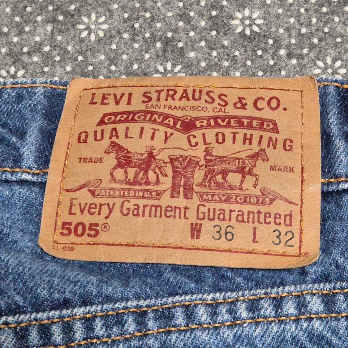 [36]90s US Made 리바이스 505 -422 상품이미지3