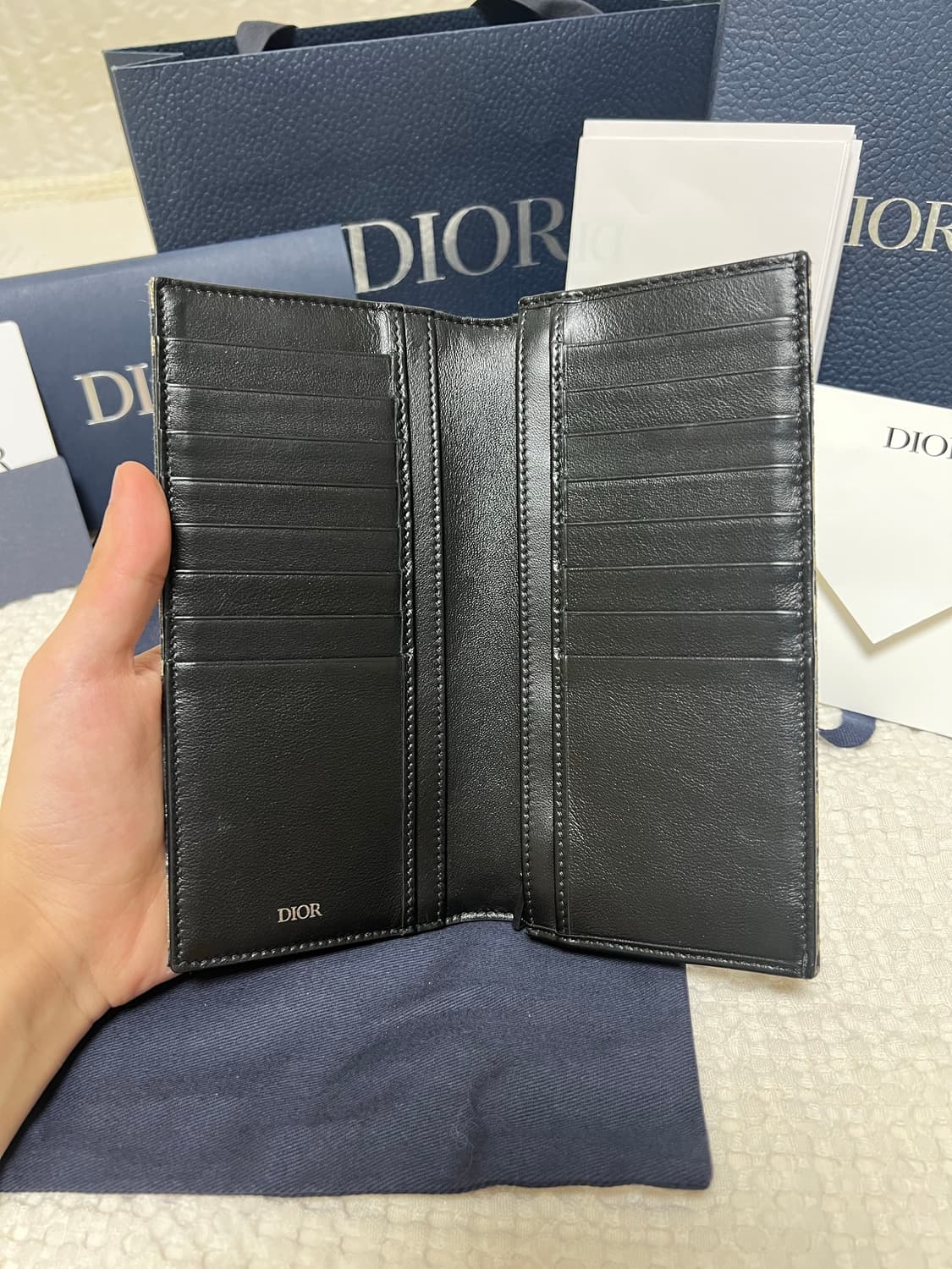 (초풀구성) 디올 오블리크 장지갑 상품이미지4