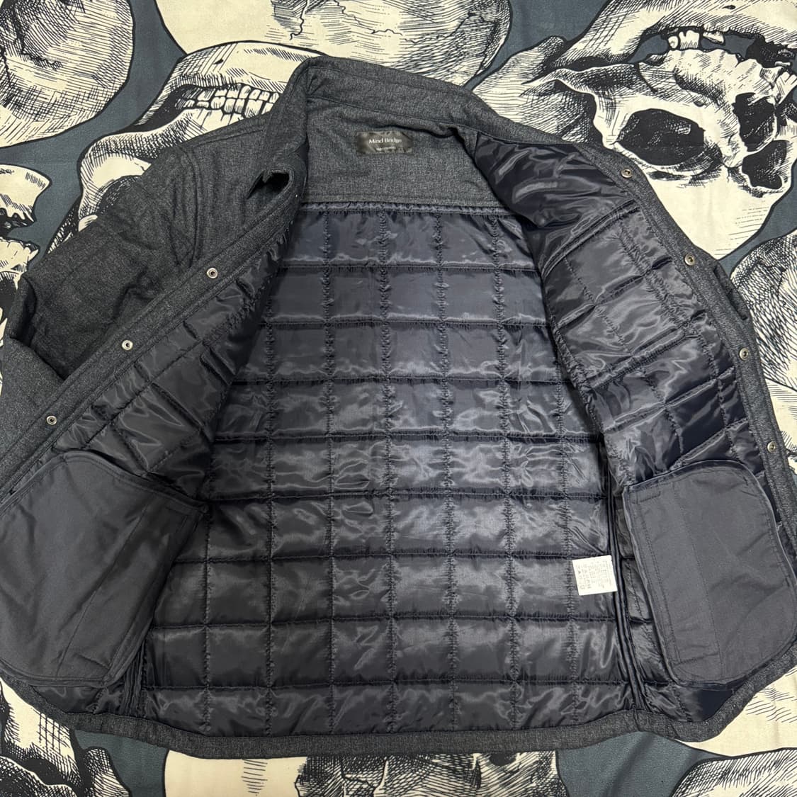 마인드브릿지 퀄팅 셔츠자켓 100사이즈 상품이미지4