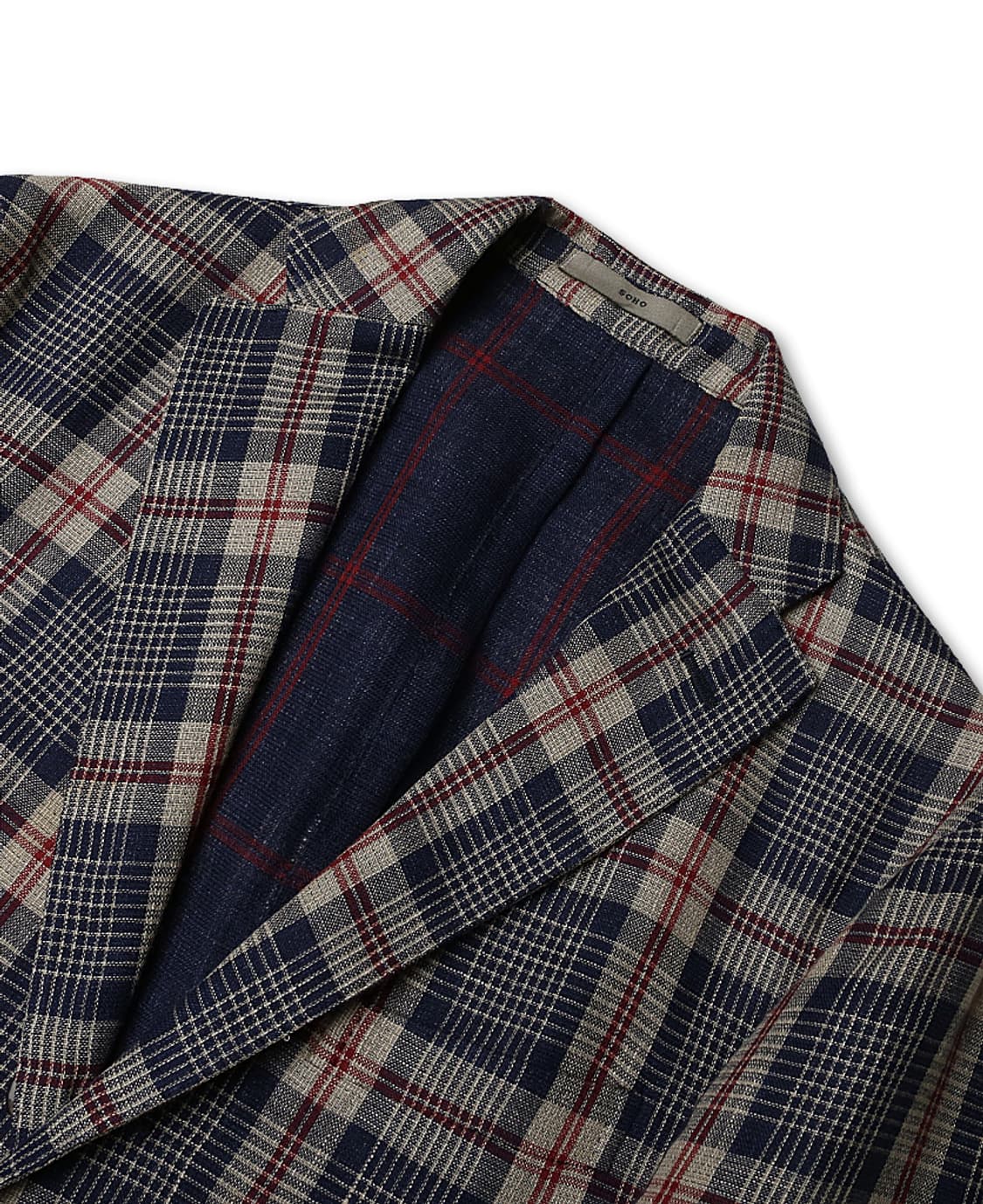 볼리올리 [Boglioli] 소호 린넨 울 클래식 체크 스포츠 자켓 상품이미지2