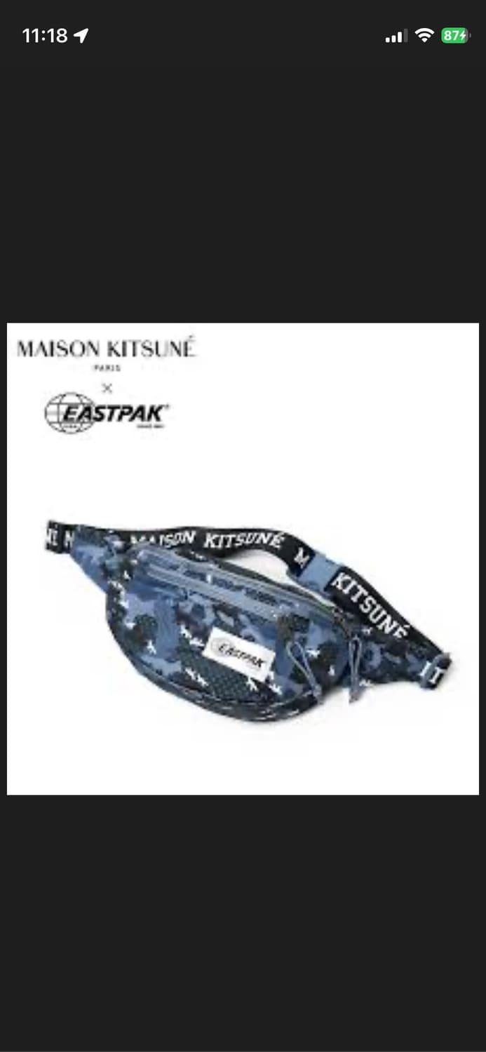 메종키츠네 이스트팩 콜라보 한정판 힙색 상품이미지3