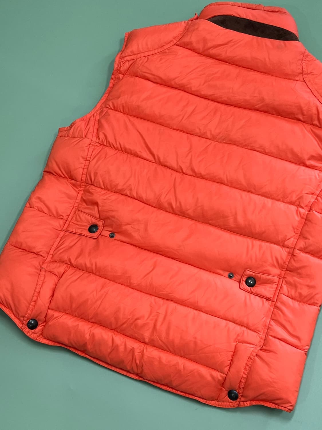 (XL) 폴로 랄프로렌 올드스쿨 원포켓 조끼 패딩 오렌지 상품이미지6