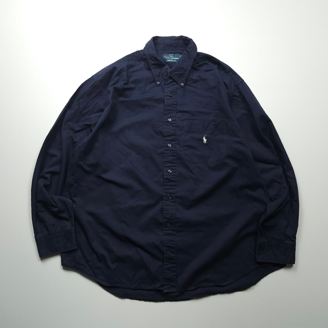 폴로 랄프로렌 포니 로고 미니멀 박시핏 셔츠 (XL) 상품이미지1