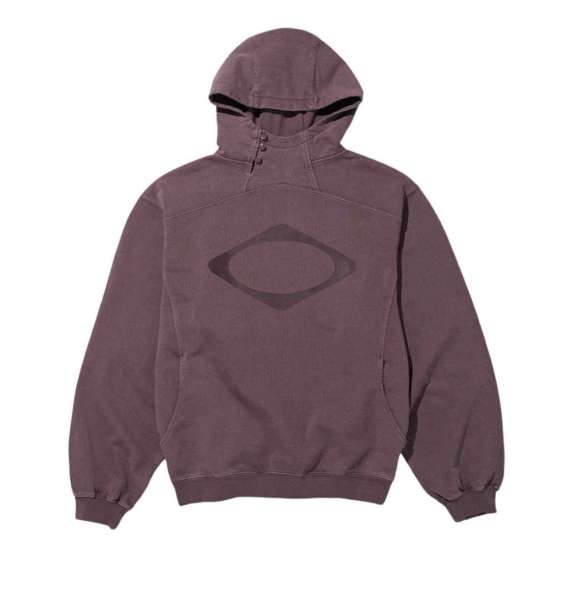 미스치프 롬버스 사이드 버튼 업 후드 상품이미지1