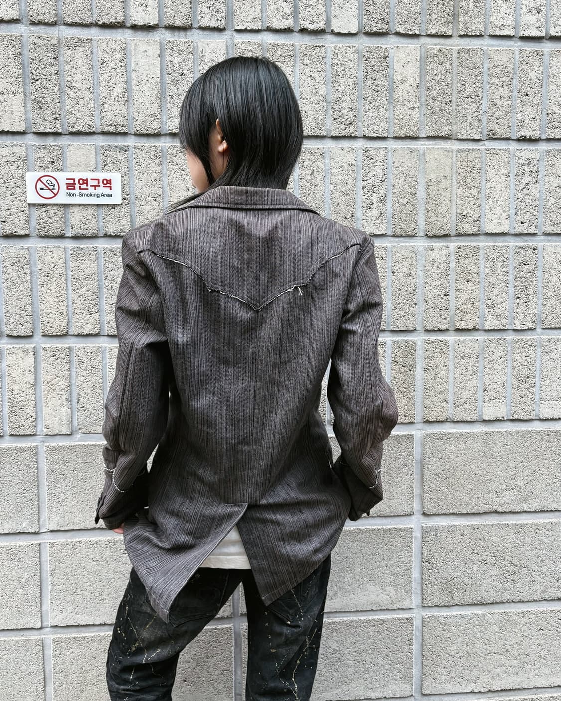 토네이도 마트 도트 스트라이프 웨스턴 블레이저 상품이미지4