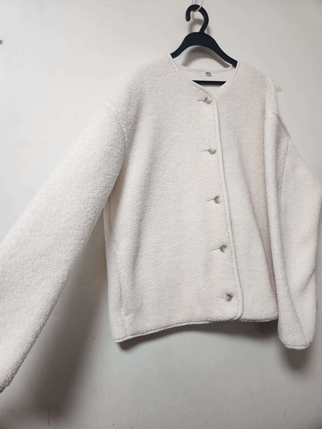 유니클로 뽀글이 가디건 XXL 상품이미지2