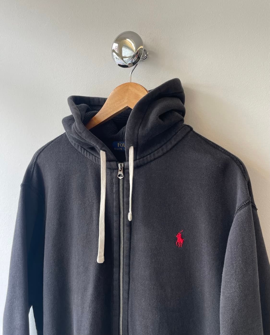 폴로 블랙 레드포니 후드집업 상품이미지4